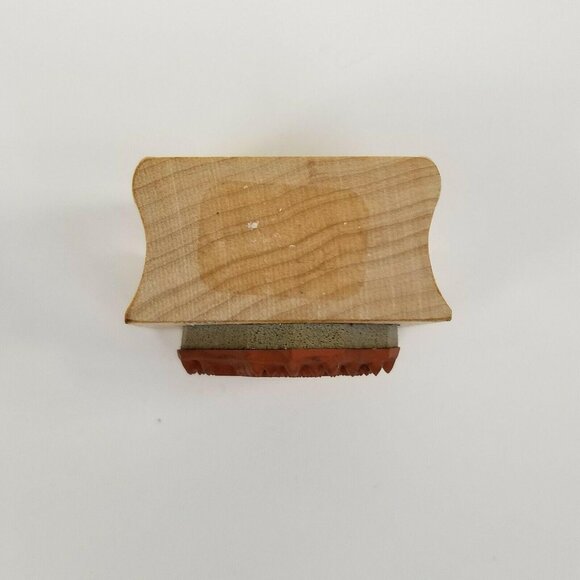 Hero Arts 1989 Vintage Rubber Stamp B-237 Rose Blossom Leaves Wood Mounted - Picture 3 of 8